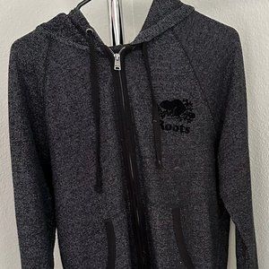 Roots Black Pepper Zip Up Hoodie